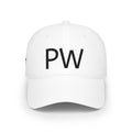 PW Embroidered Low Profile Baseball Cap — Minimal Initials Hat