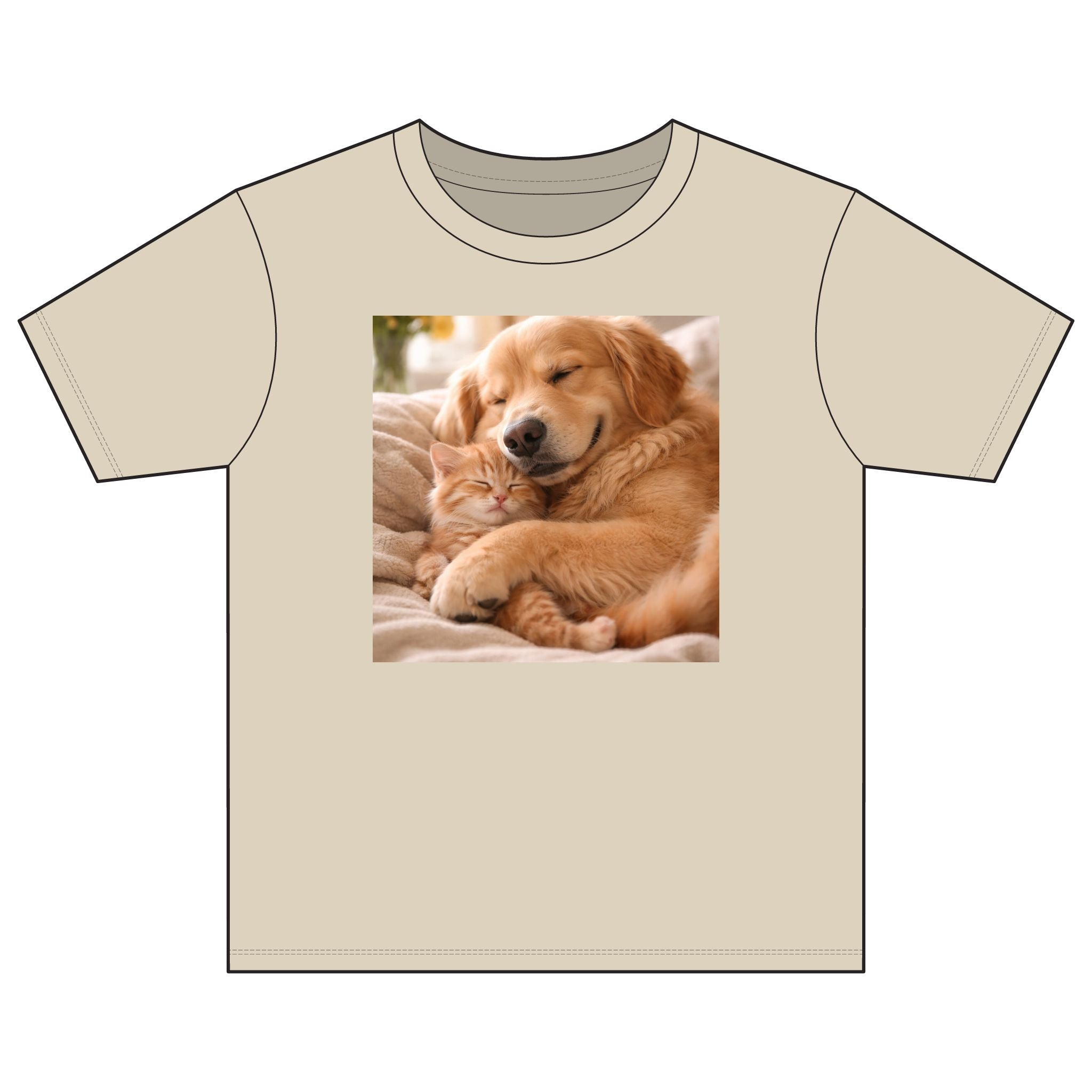 Kids "I Love U" Puppy & Kitten Tee