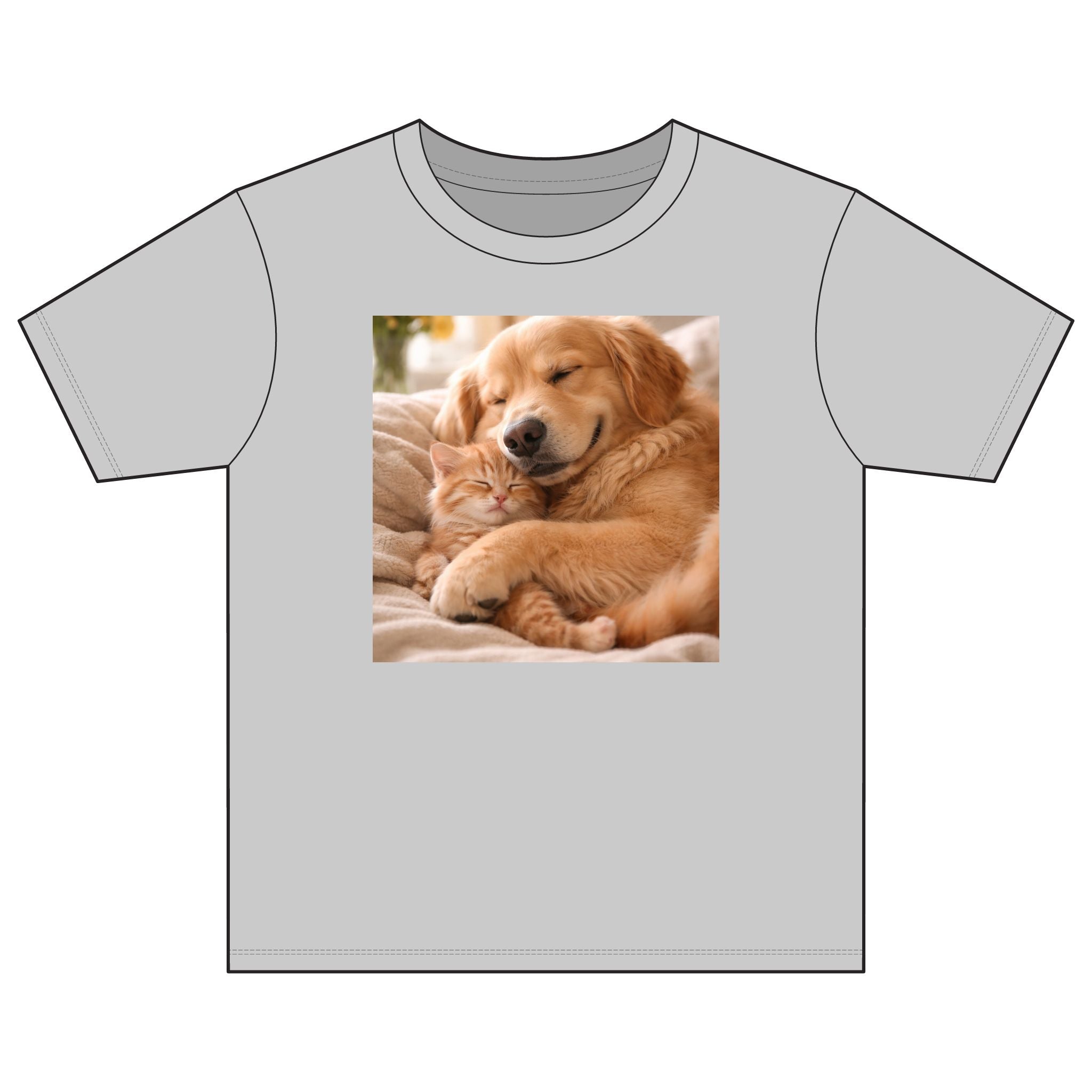 Kids "I Love U" Puppy & Kitten Tee
