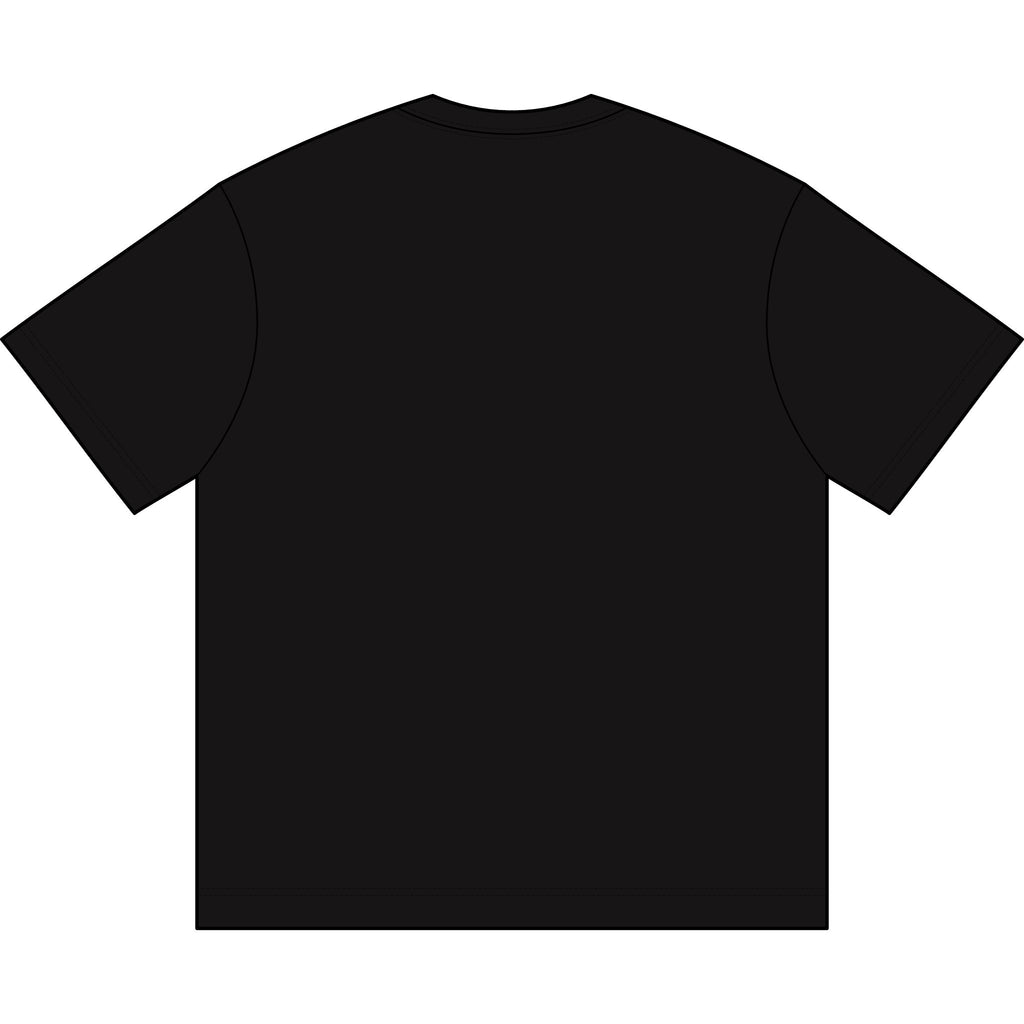 Snake-Wrapped Letter V Graphic Tee — Men's Boxy T-Shirt