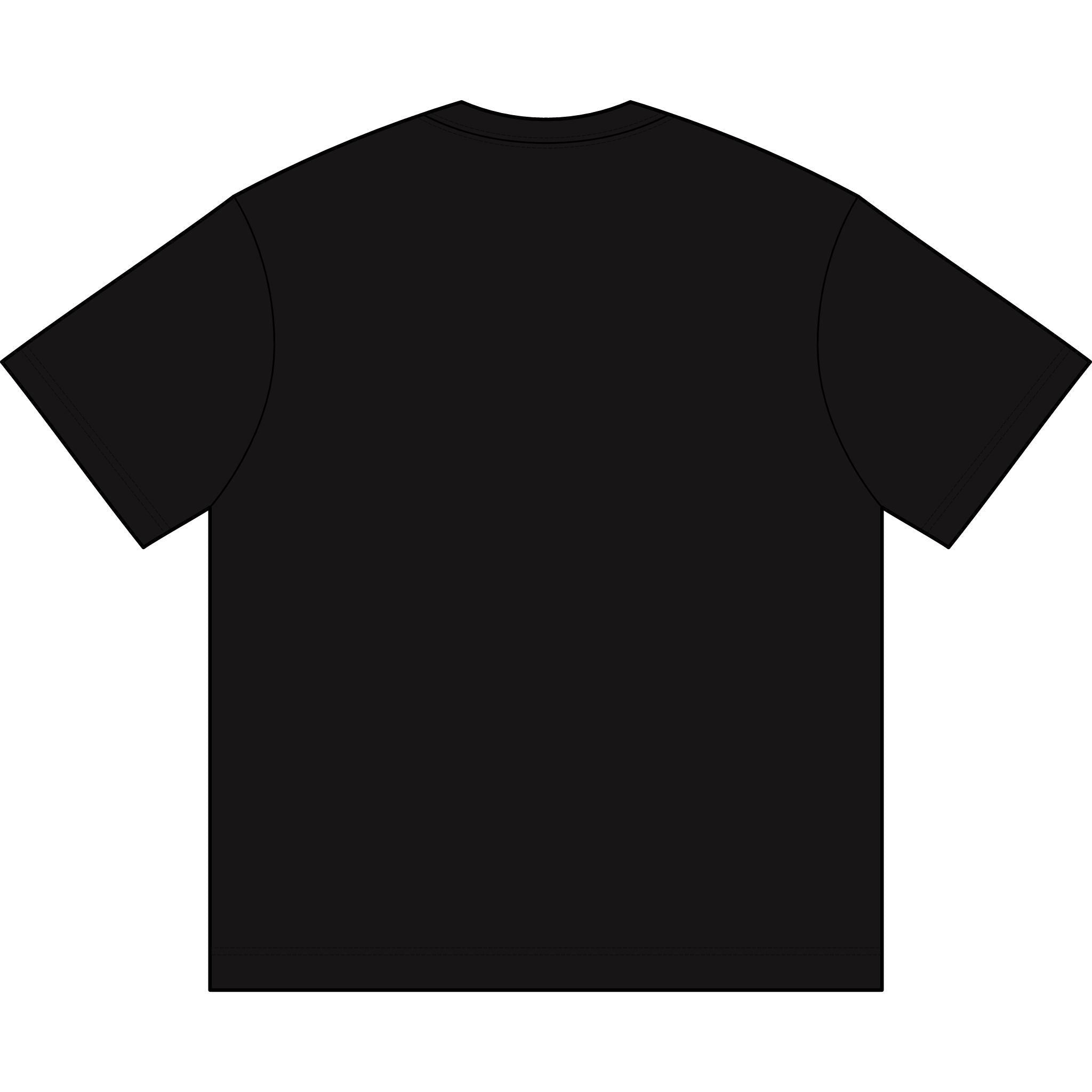Snake-Wrapped Letter V Graphic Tee — Men's Boxy T-Shirt