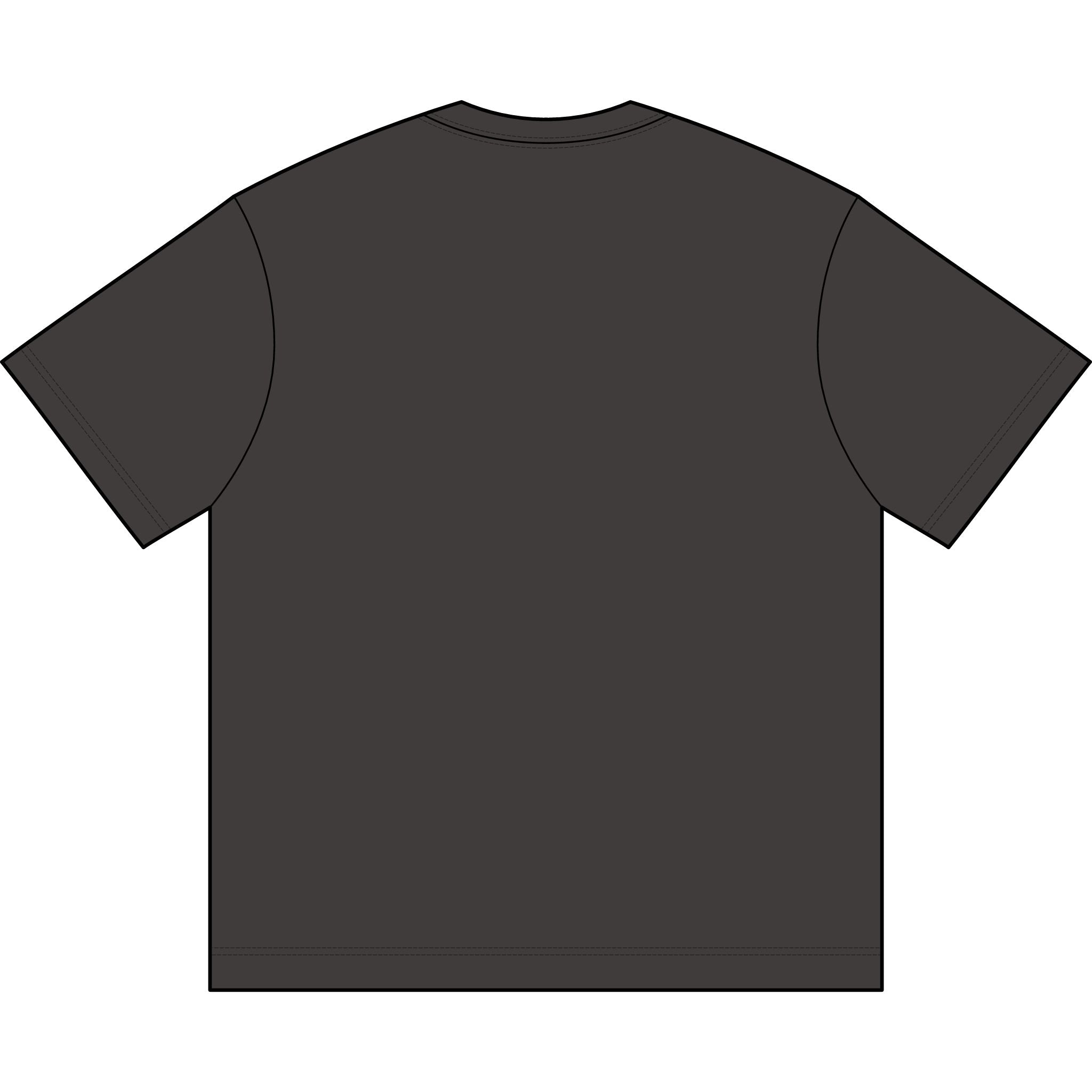 Snake-Wrapped Letter V Graphic Tee — Men's Boxy T-Shirt