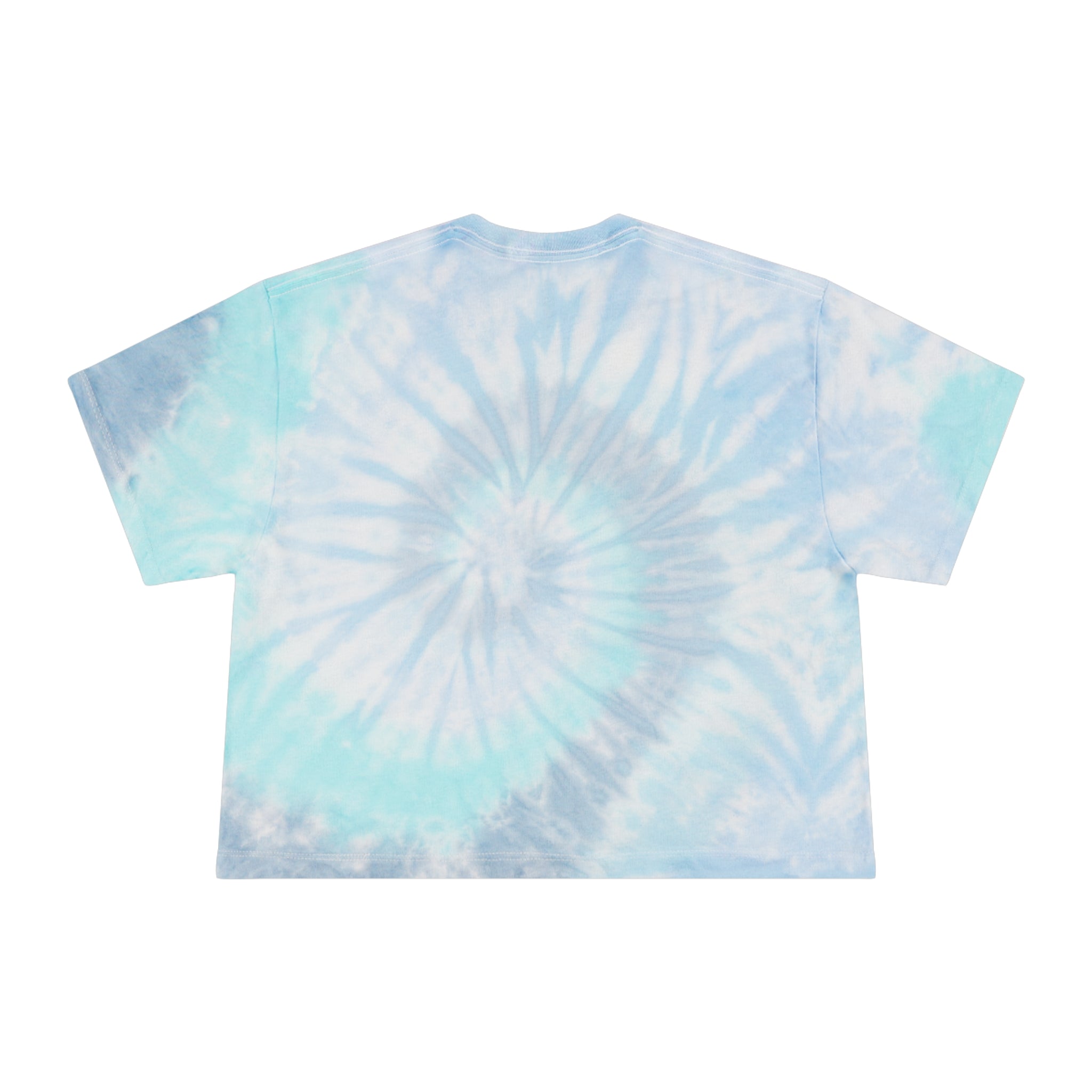 Tie-Dye Crop Tee — "Love Is Love" Retro Graphic (Progress Over Perfection)